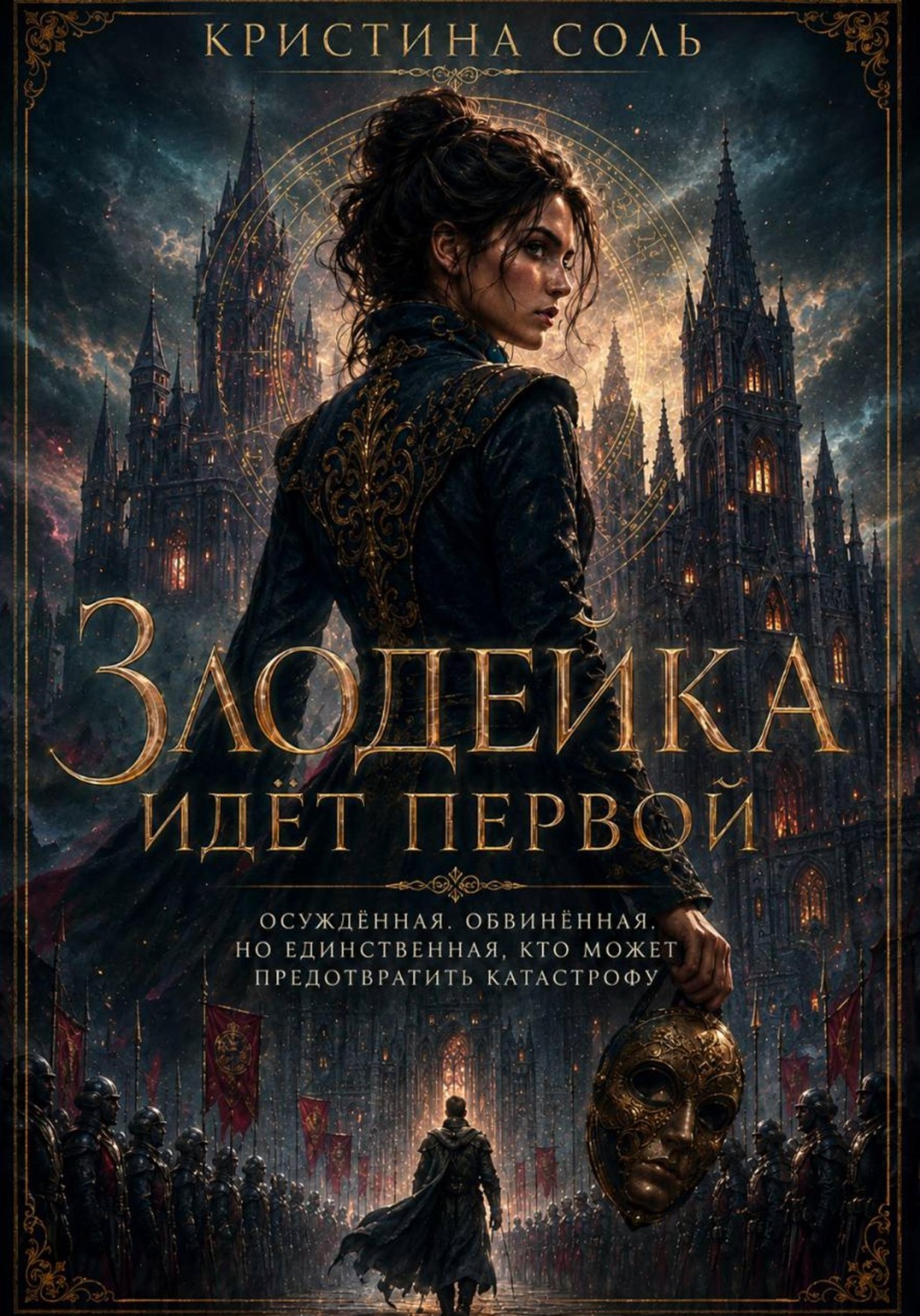 Обложка книги «Злодейка идёт первой»