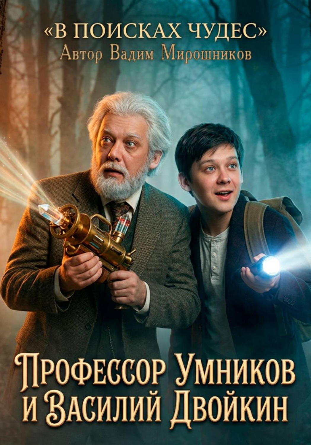 Обложка книги «В поисках чудес. Профессор Умников и Василий Двойкин»