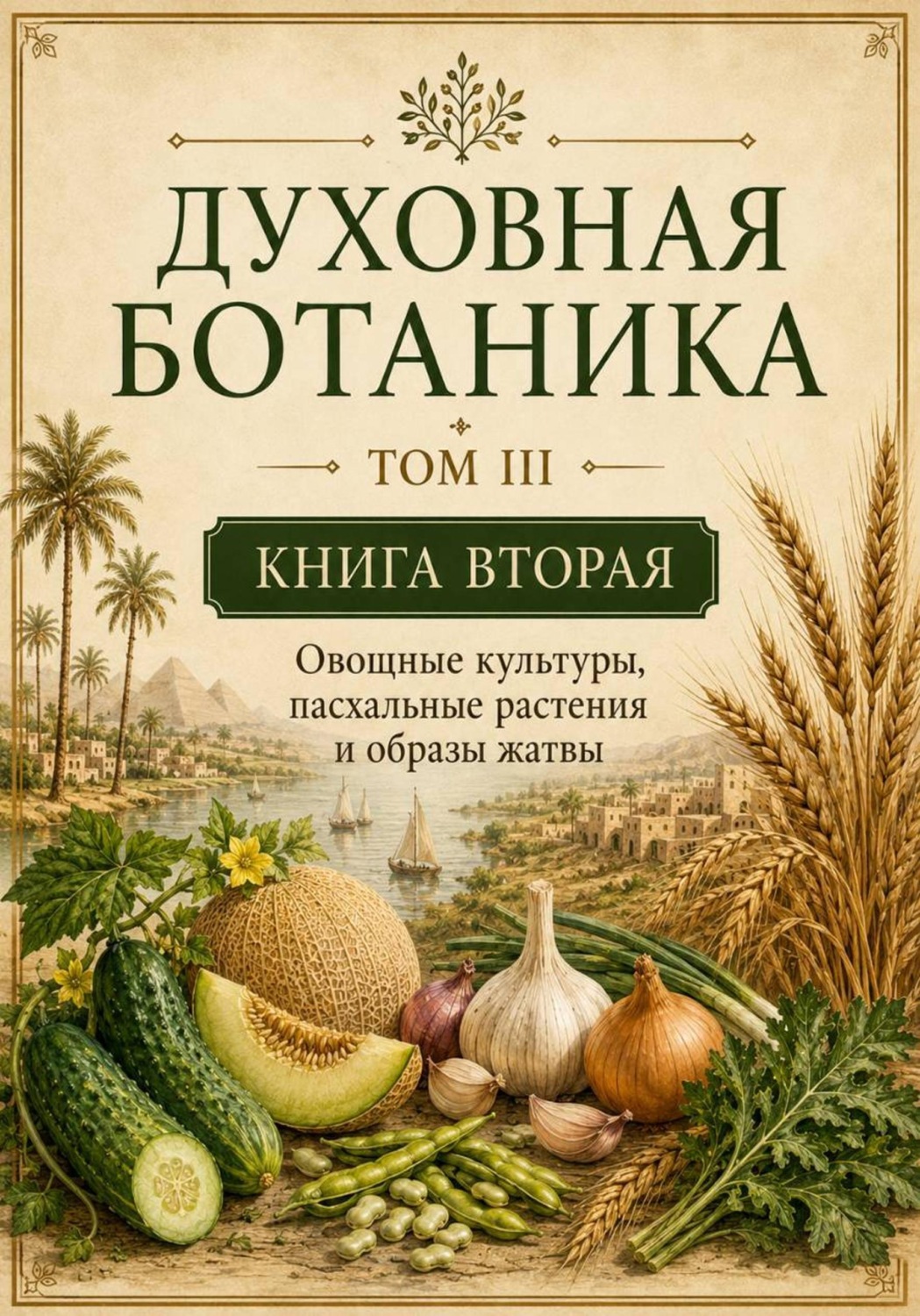 Обложка книги «Духовная ботаника. Том III. Плоды, злаки и культурные растения Библии. Книга вторая»