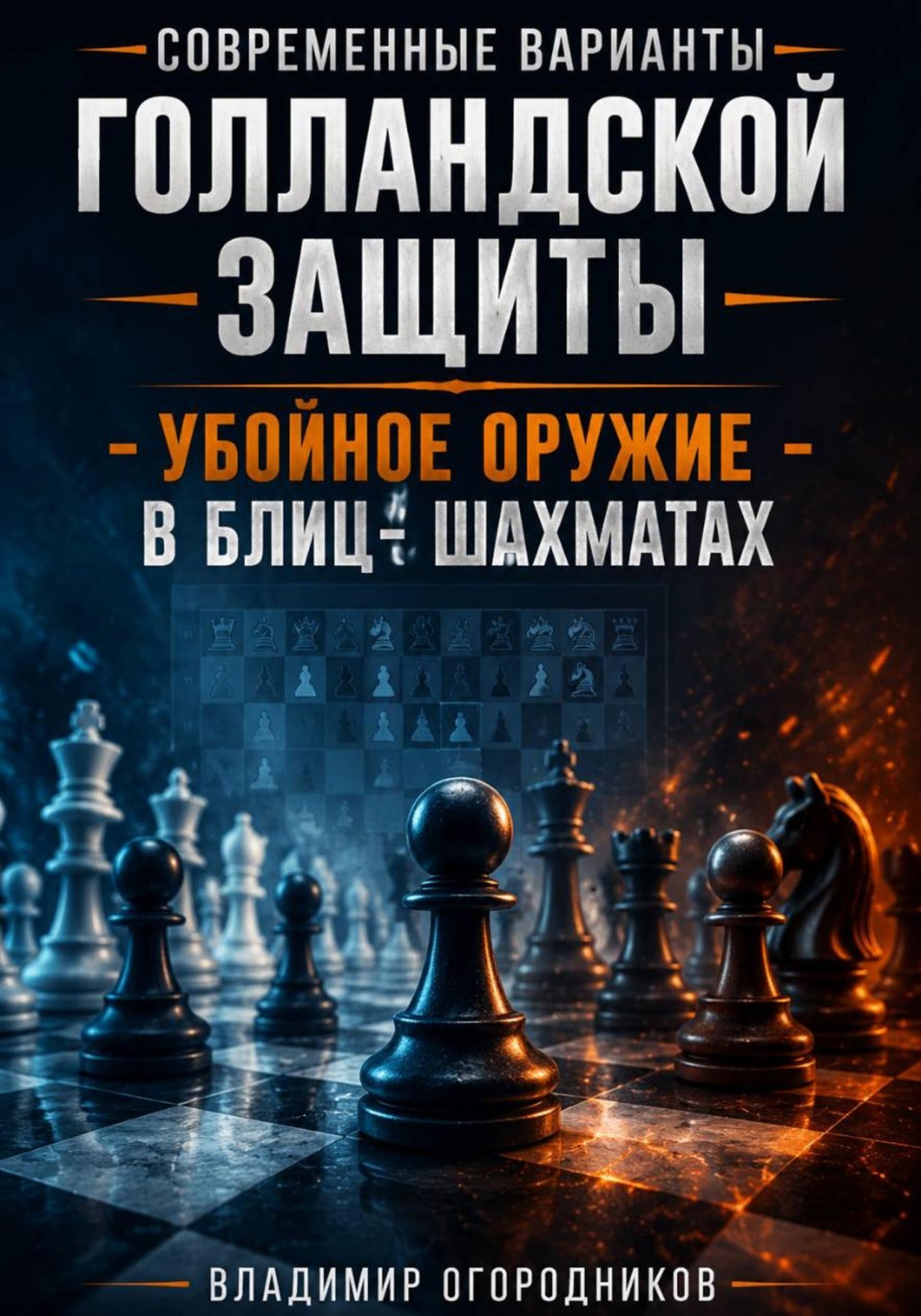 Обложка книги «Современные варианты Голландской защиты - убойное оружие в блиц-шахматах»