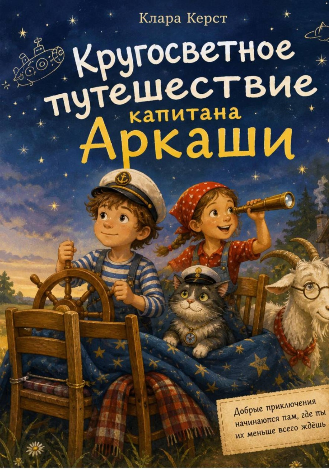 Обложка книги «Кругосветное путешествие капитана Аркаши»