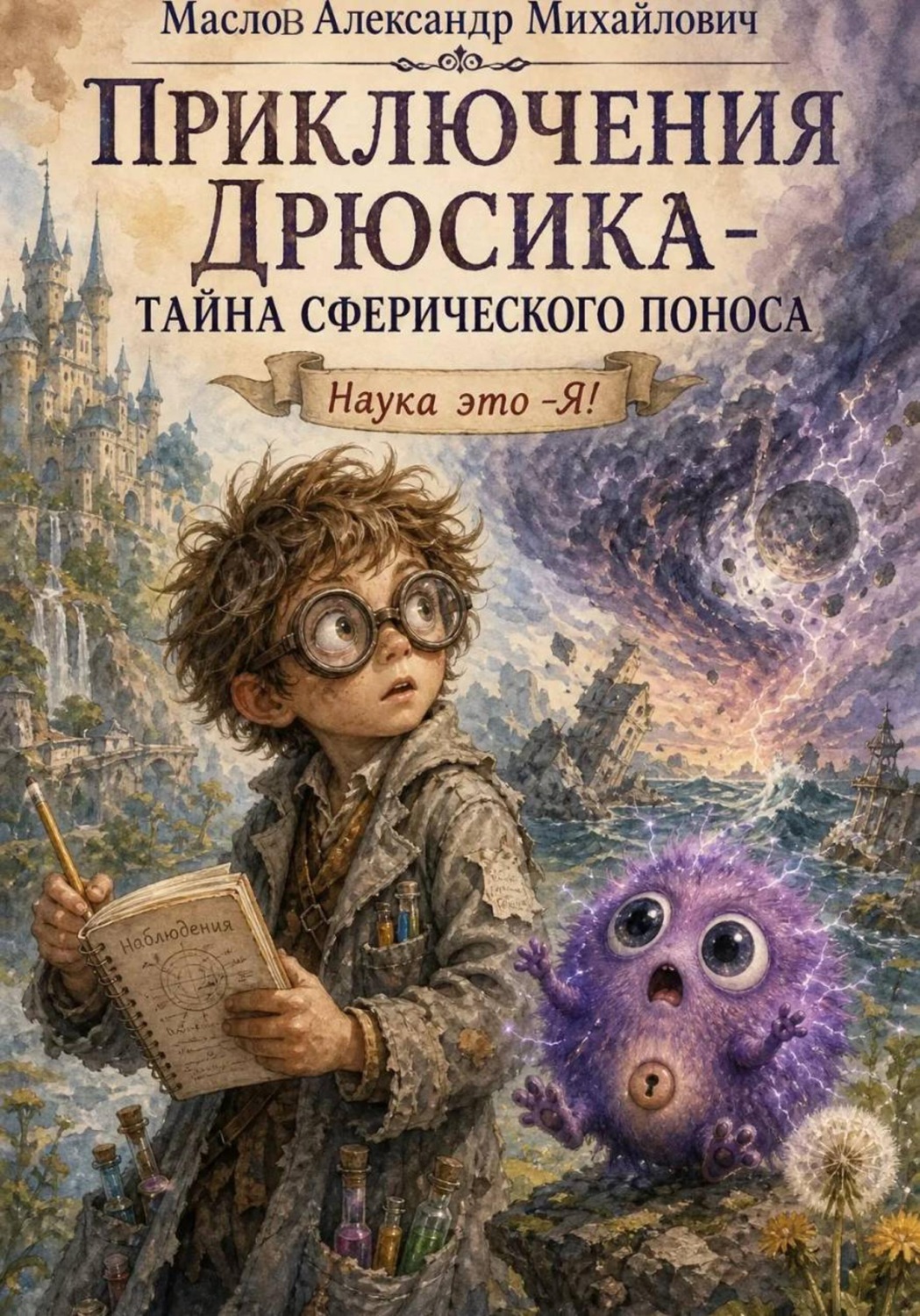 Обложка книги «Приключения Дрюсика. Тайна сферического поноса»