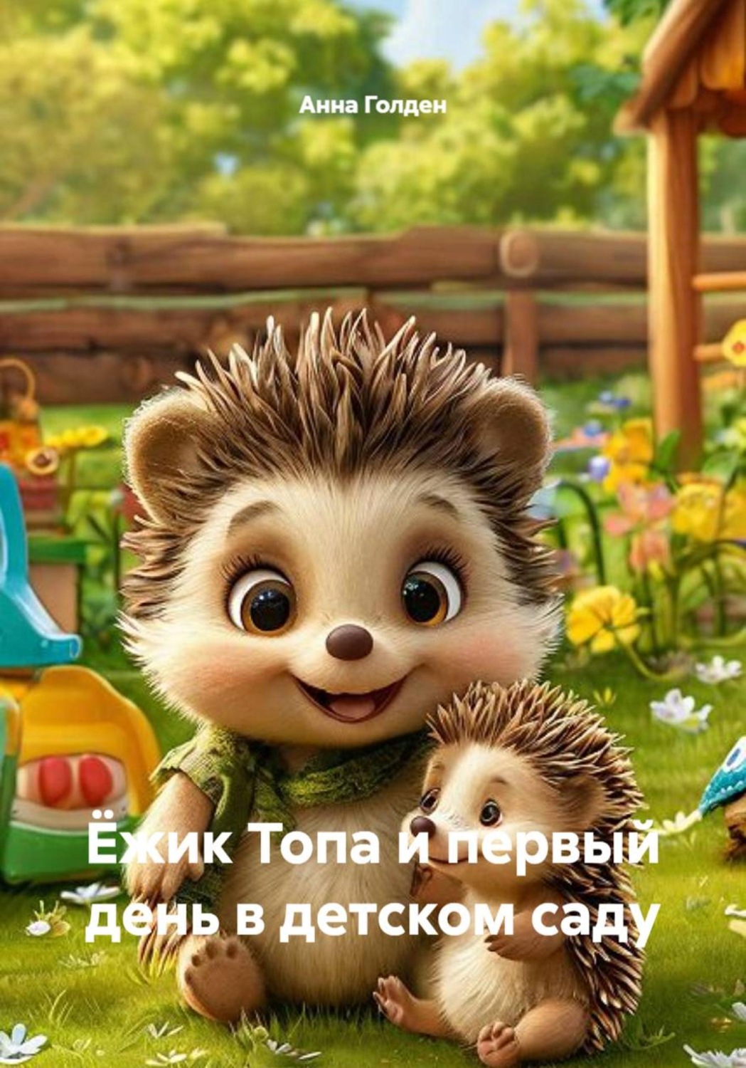Обложка книги «Ёжик Топа и первый день в детском саду»