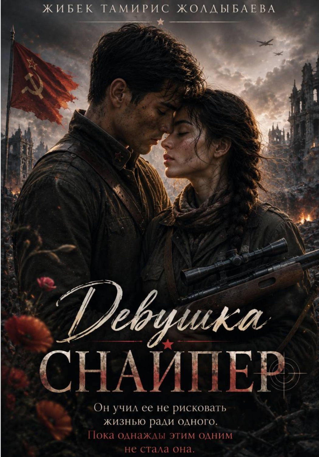 Обложка книги «Девушка-снайпер»