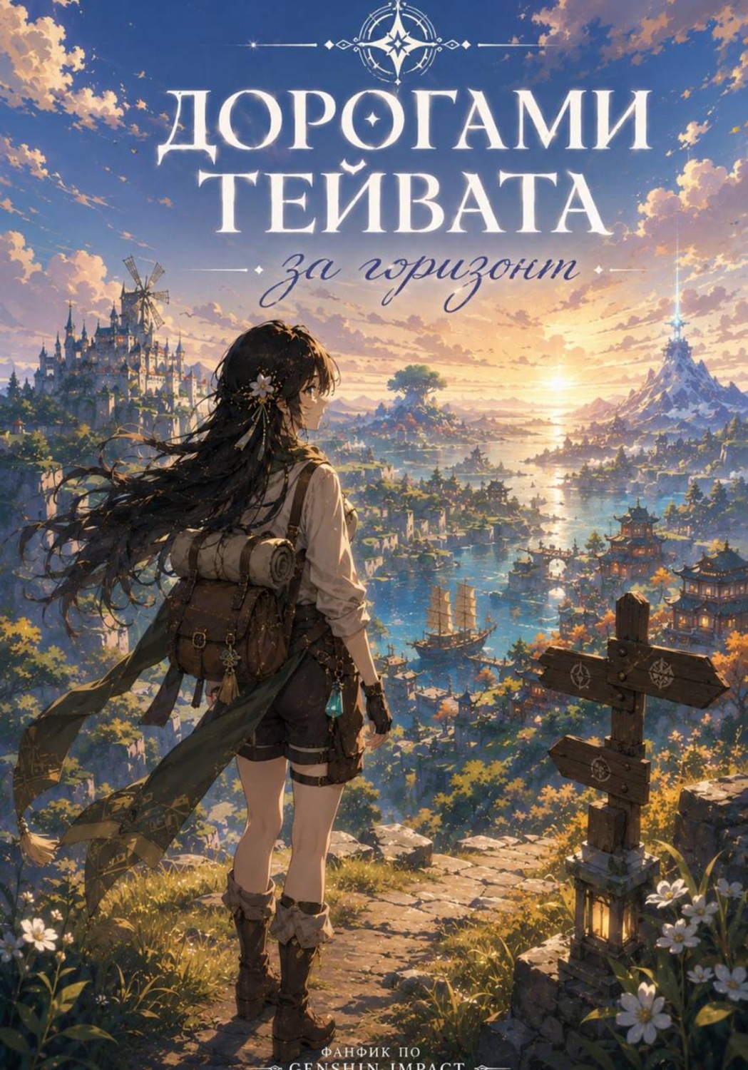 Обложка книги «Дорогами Тейвата: за горизонт»