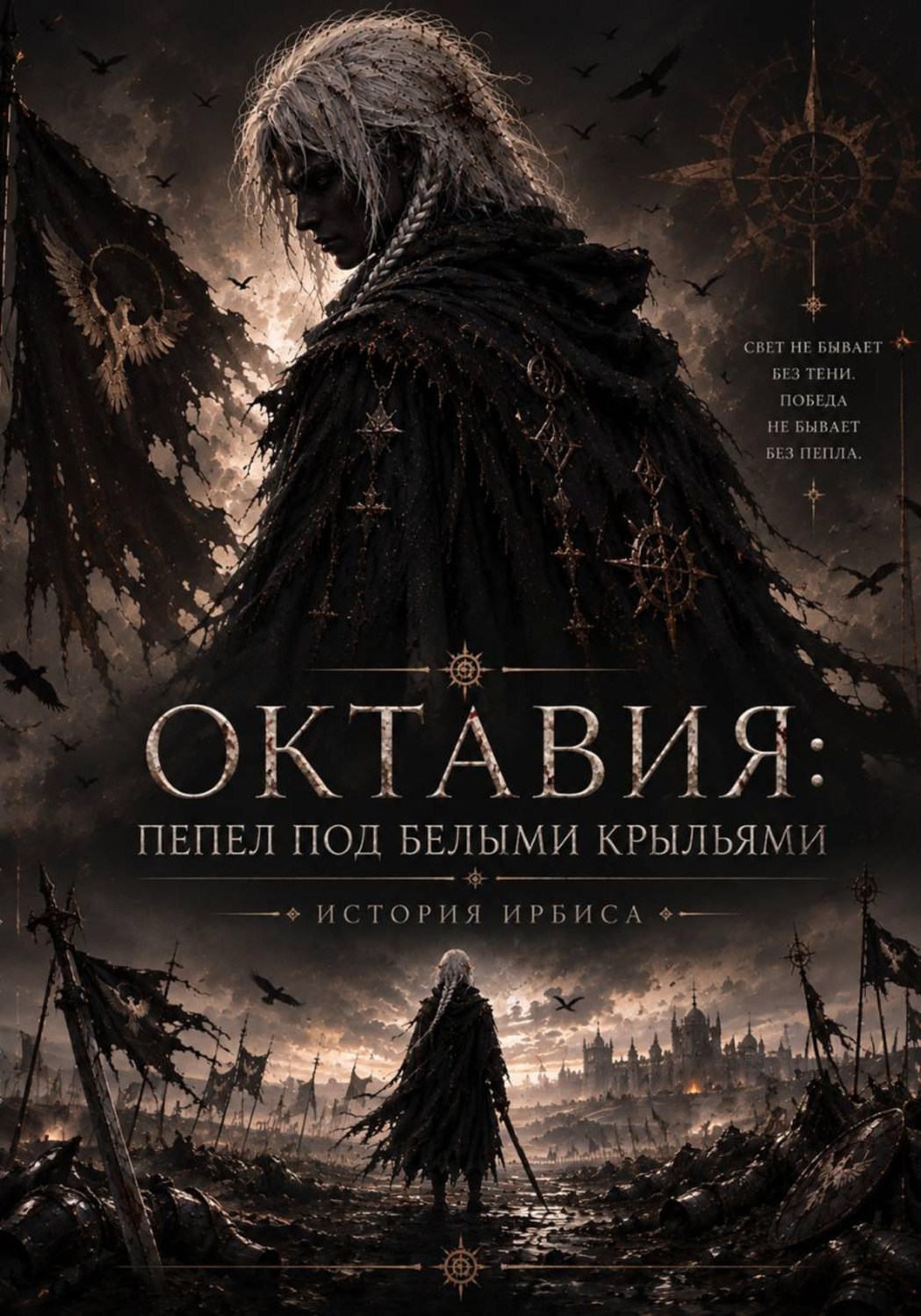 Обложка книги «Октавия: Пепел под белыми крыльями. История Ирбиса»