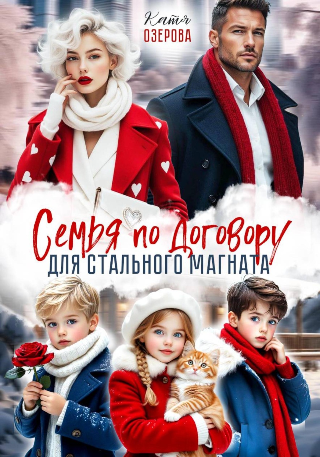 Обложка книги «Семья по договору для стального магната»