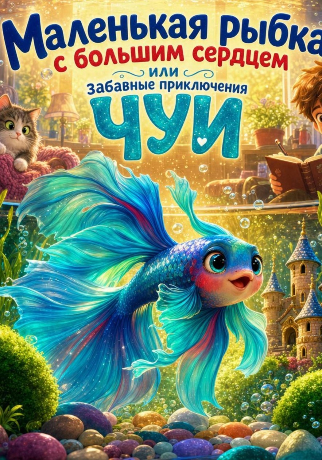 Обложка книги «Маленькая рыбка с большим сердцем или Забавные приключения рыбки Чуи»