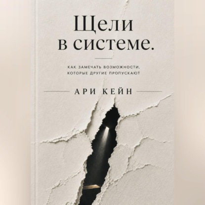 Обложка книги «Щели в системе. Как замечать возможности, которые другие пропускают»
