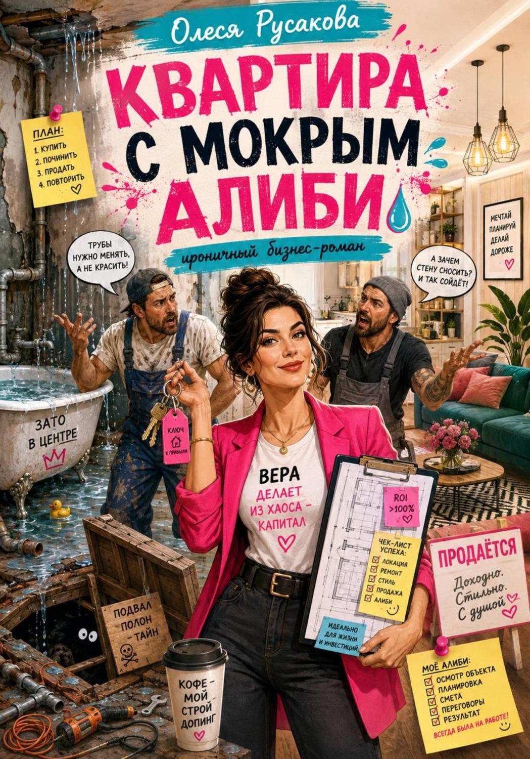 Обложка книги «Квартира с мокрым алиби»