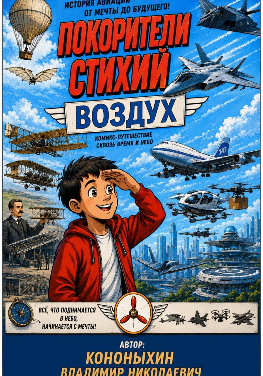 Обложка книги «Покорители стихий - Воздух»