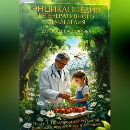 Обложка книги «Энциклопедия регенеративного земледелия от Доктора Распопова Часть 3 (практикум для студентов биофака университетов и дачников»