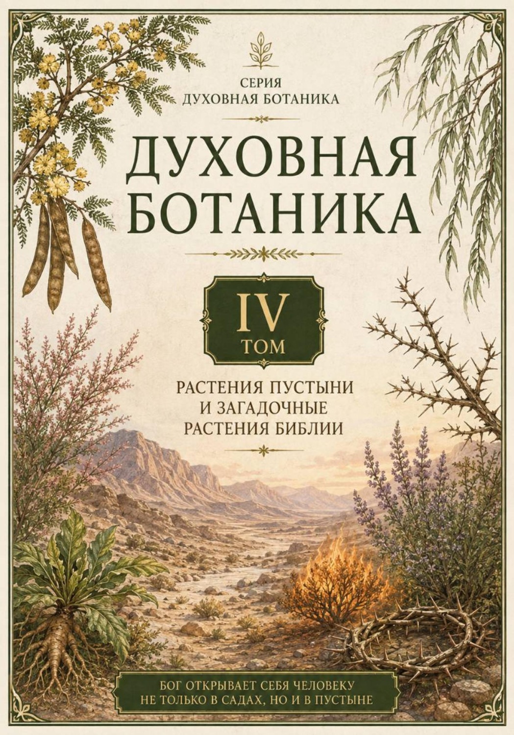 Обложка книги «Духовная ботаника. Том IV. Растения пустыни и загадочные растения Библии»