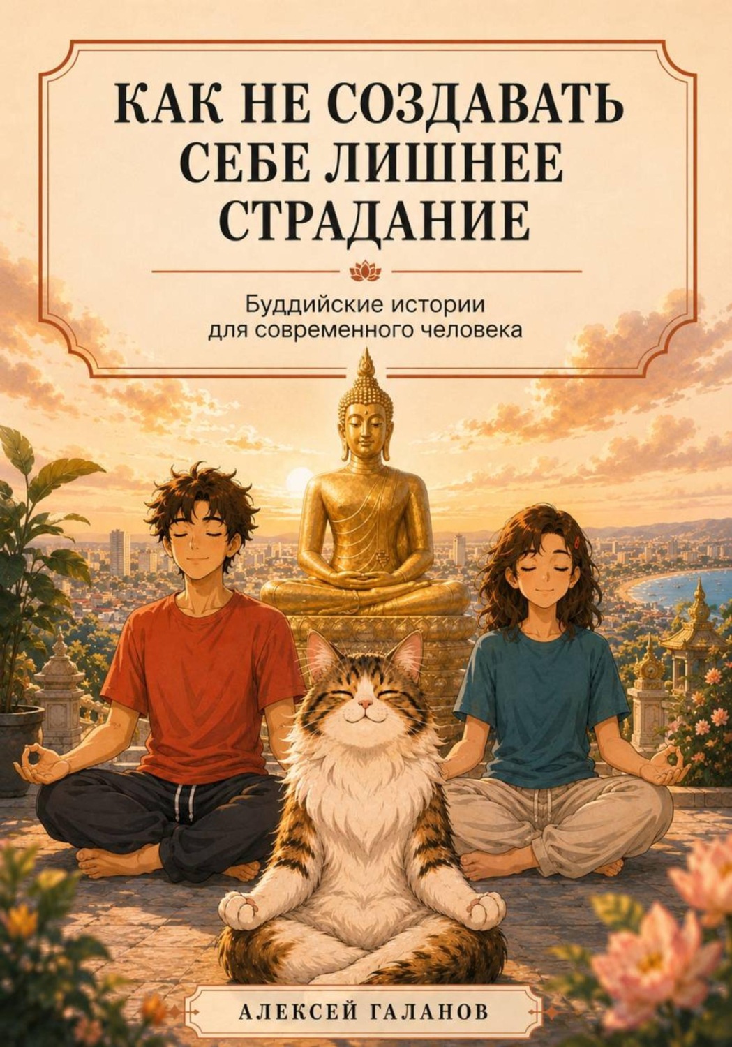 Обложка книги «Как не создавать себе лишнее страдание. Буддийские истории для современного человека»