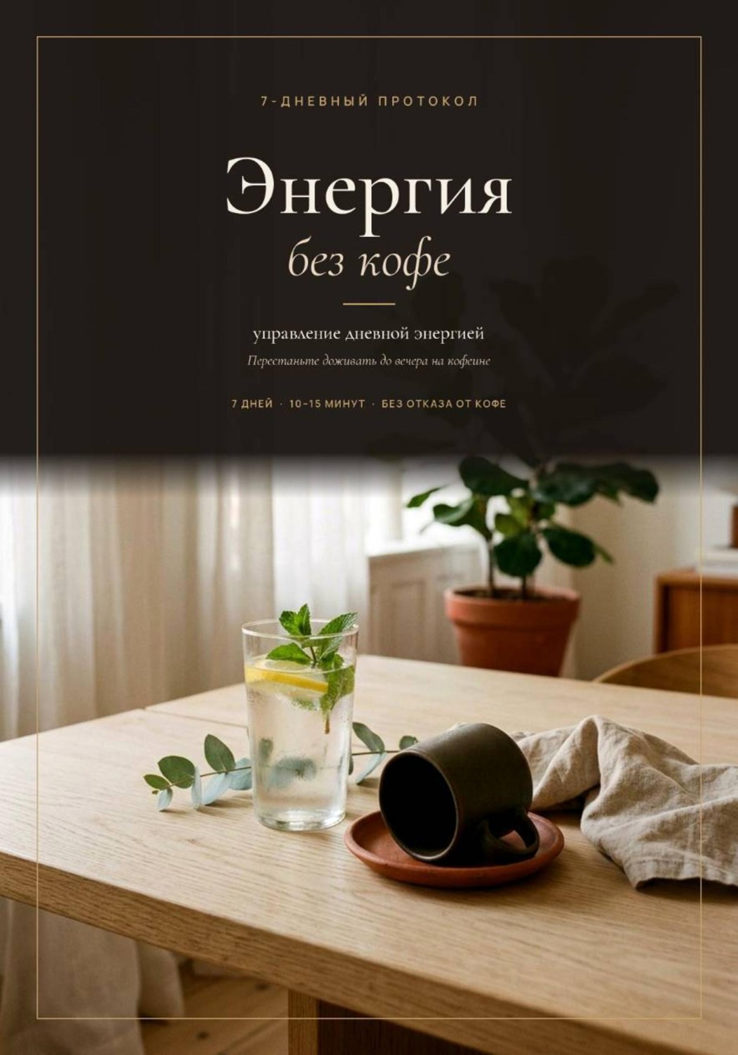 Обложка книги «Энергия без кофе. Как вернуть себе энергию»