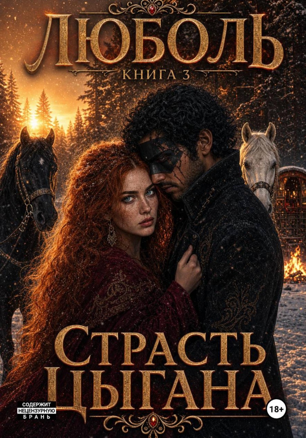 Обложка книги «Люболь 3. Страсть цыгана»