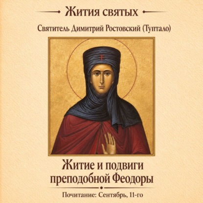 Обложка книги «Житие и подвиги преподобной Феодоры»