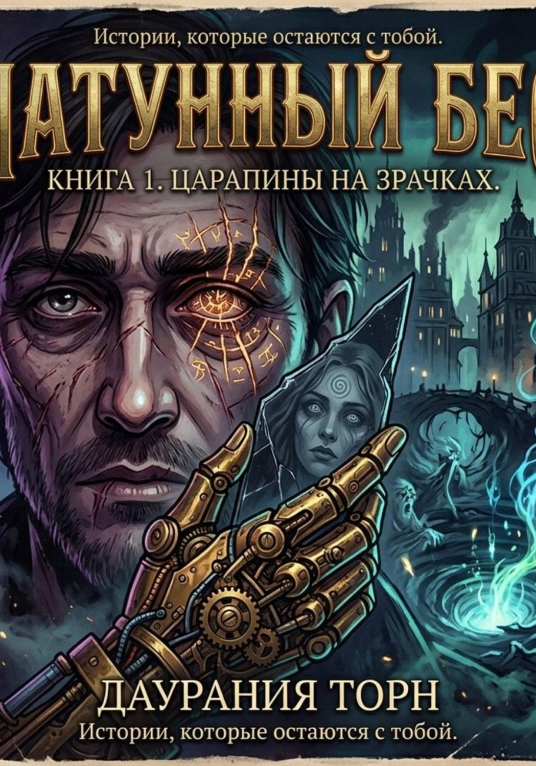 Обложка книги «Латунный бес. Книга 1. "Царапины на зрачках"»