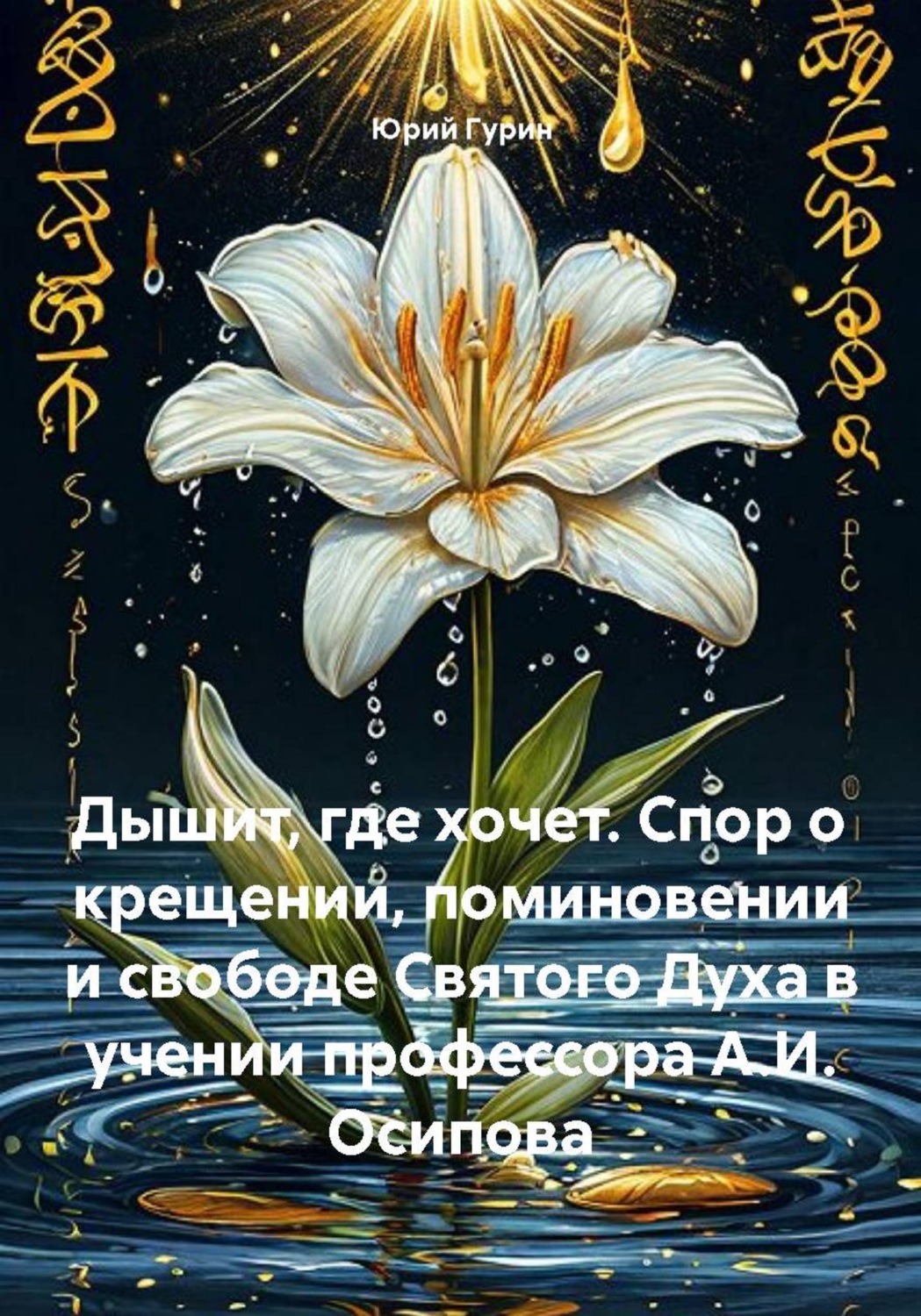 Обложка книги «Дышит, где хочет. Спор о крещении, поминовении и свободе Святого Духа в учении профессора А.И. Осипова»