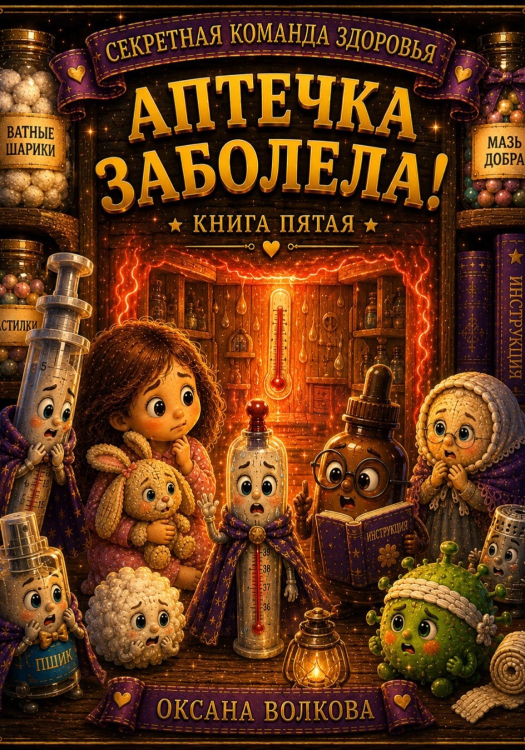 Обложка книги «Аптечка заболела!»