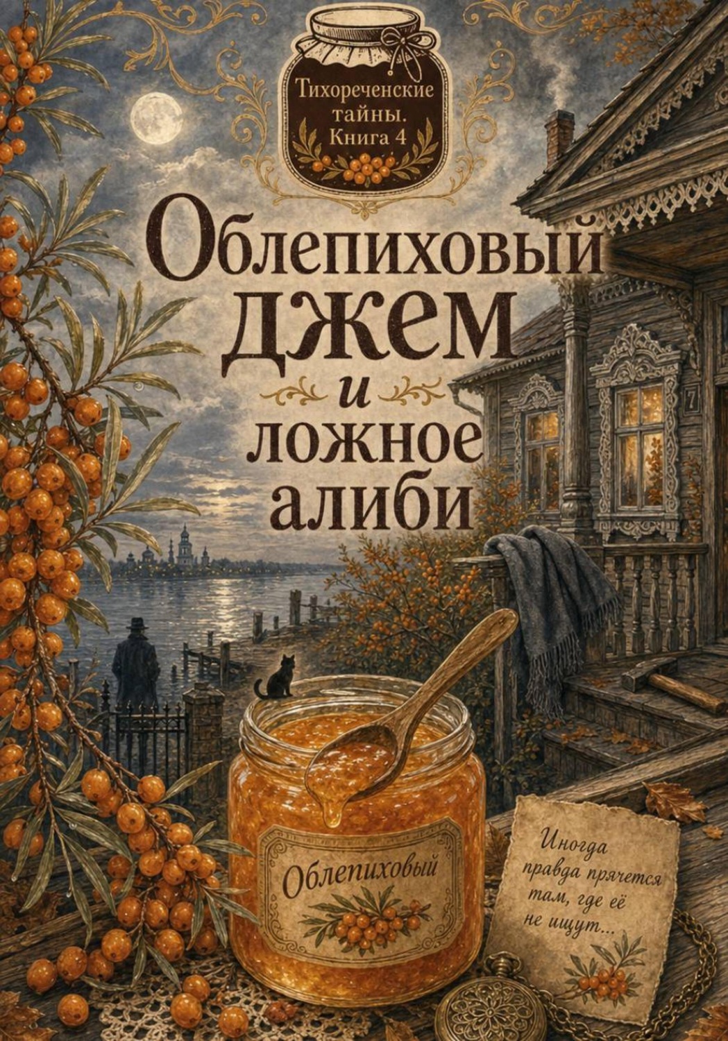 Обложка книги «Облепиховый джем и ложное алиби»