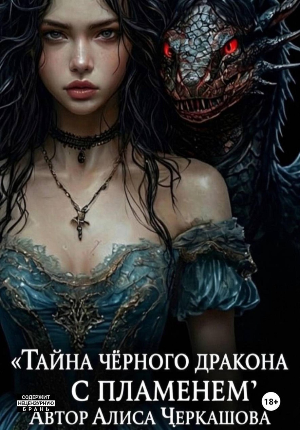 Обложка книги «Тайна чёрного дракона с пламенем»