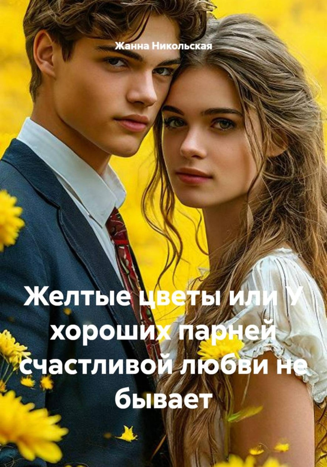 Обложка книги «Желтые цветы или У хороших парней счастливой любви не бывает»
