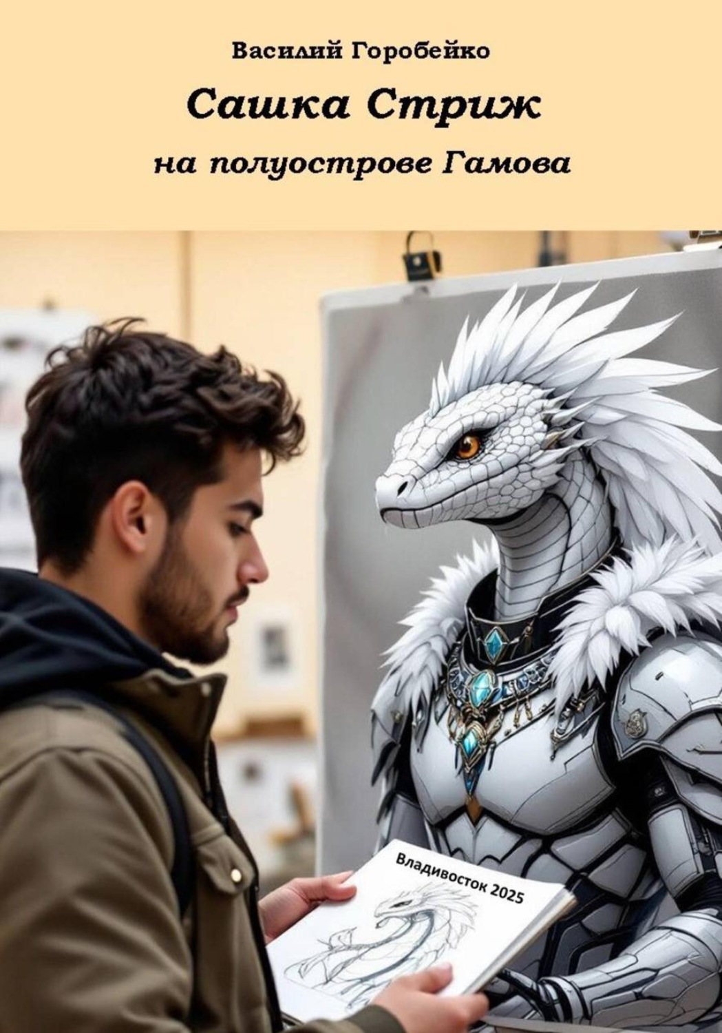 Обложка книги «Сашка Стриж на полуострове Гамова»