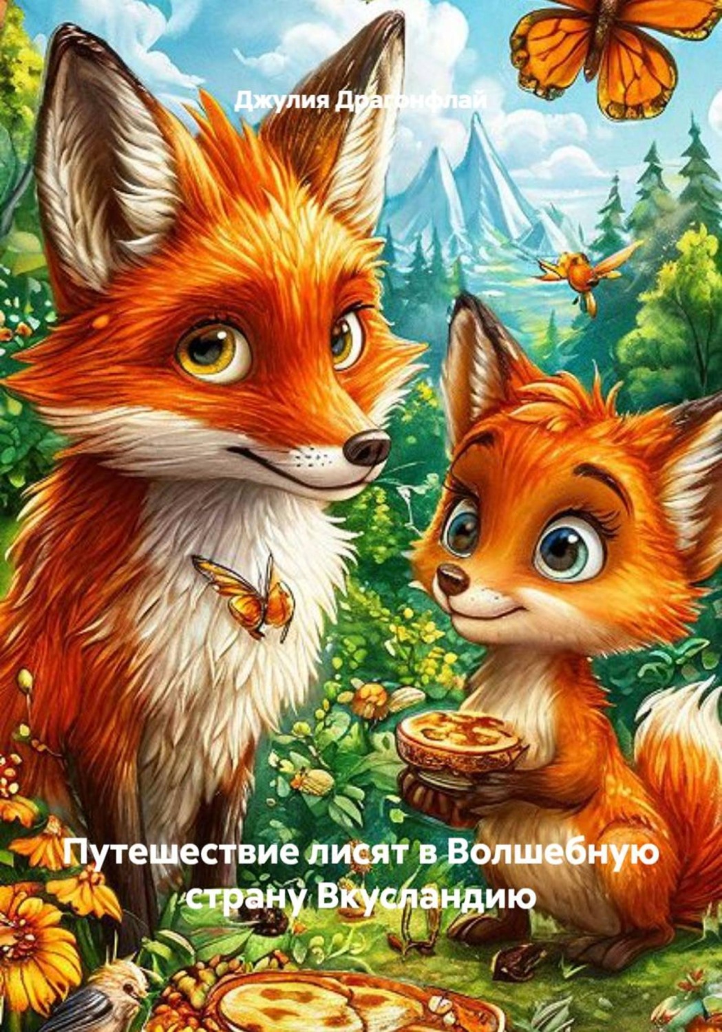 Обложка книги «Путешествие лисят в Волшебную страну Вкусландию»