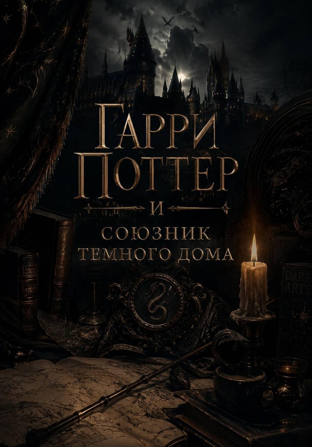 Обложка книги «Гарри Поттер и союзник темного дома»