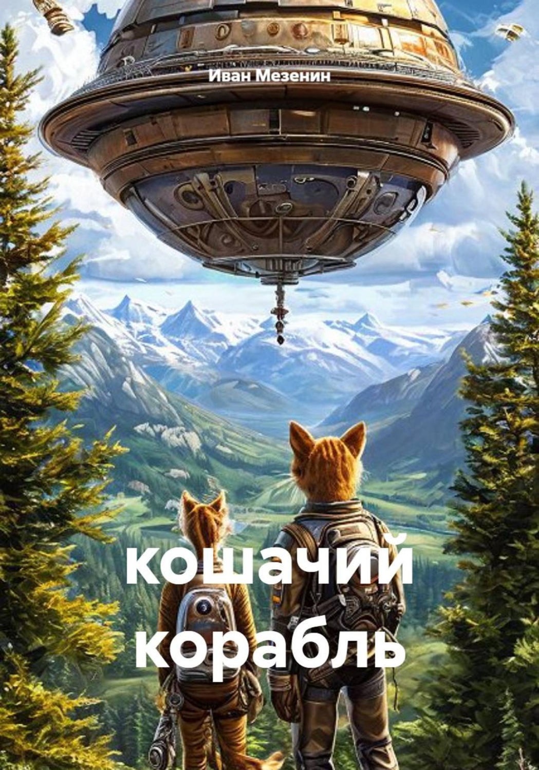 Обложка книги «Кошачий корабль»