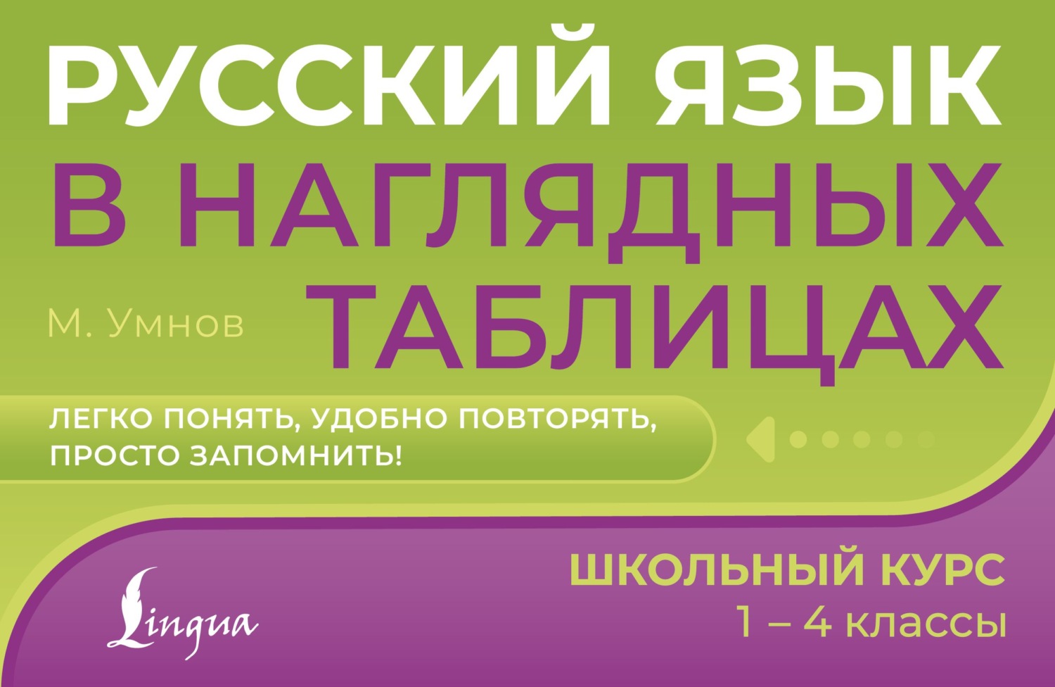 Обложка книги «Русский язык в наглядных таблицах. Школьный курс. 1–4 классы»