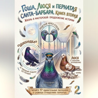 Обложка книги «Гоша, Люся и пернатая санта-барбара. Жизнь в мастерской: продолжение истории. Книга вторая.»