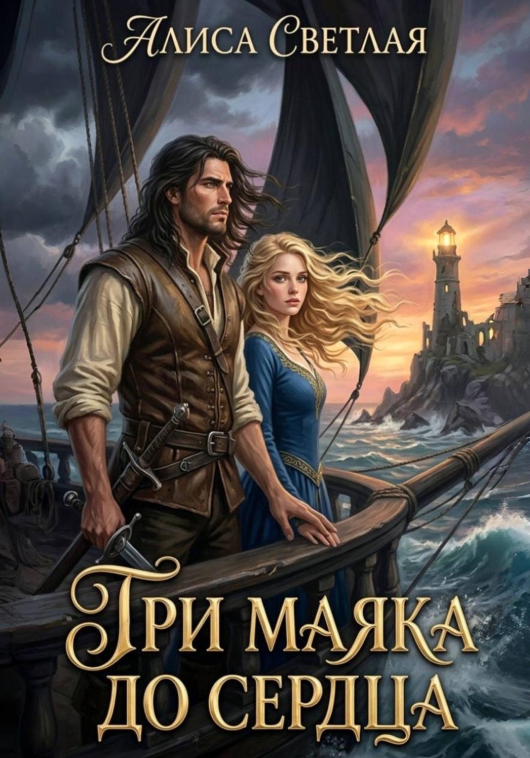 Обложка книги «Три маяка до Сердца»