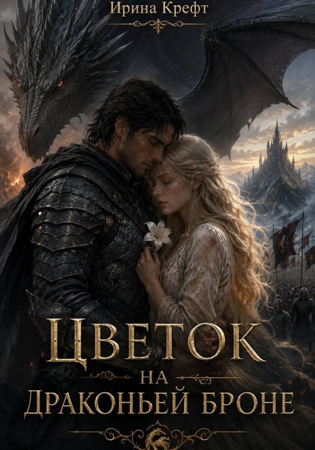 Обложка книги «Цветок на драконьей броне»