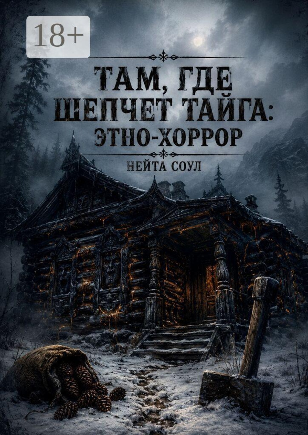 Обложка книги «Там, где шепчет тайга: этно-хоррор»