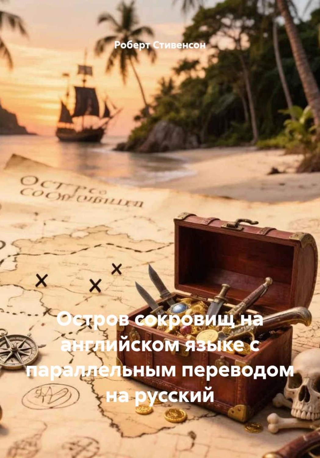 Обложка книги «Остров сокровищ на английском языке с параллельным переводом на русский»