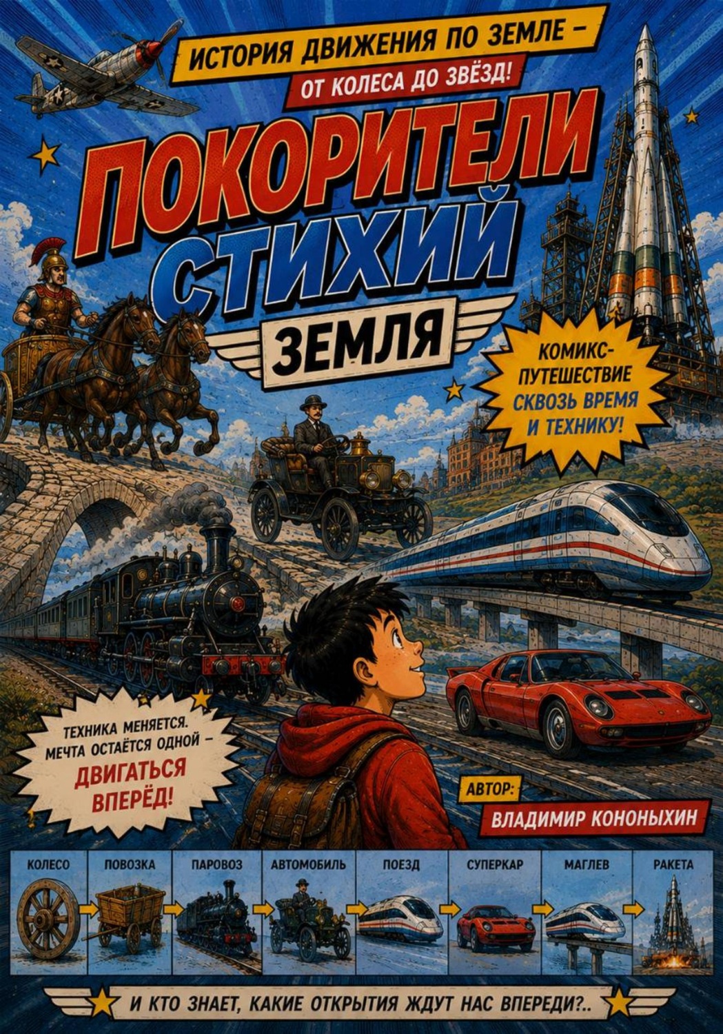 Обложка книги «Покорители стихий - Земля»