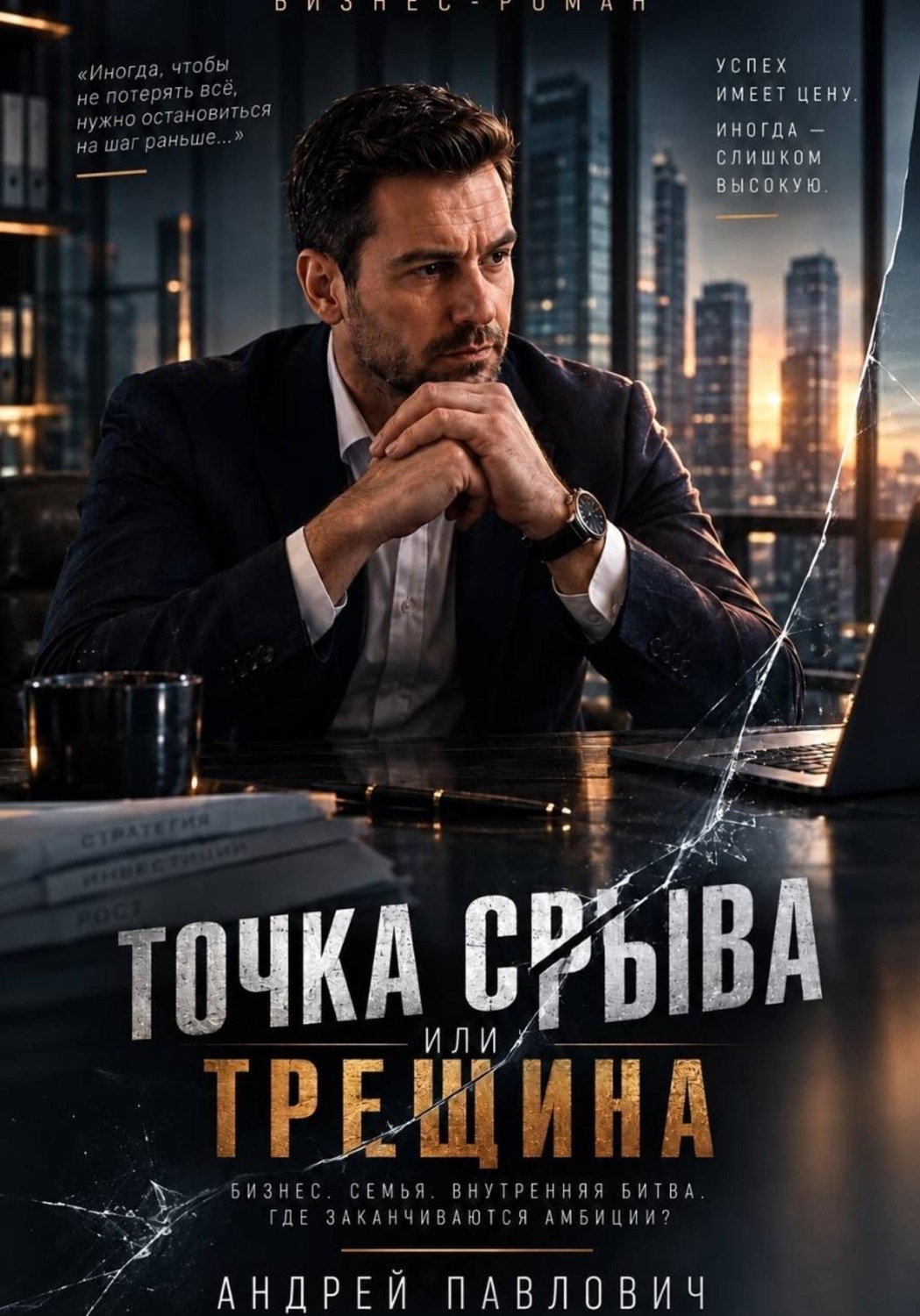 Обложка книги «Точка срыва, или Трещина. Бизнес-роман»