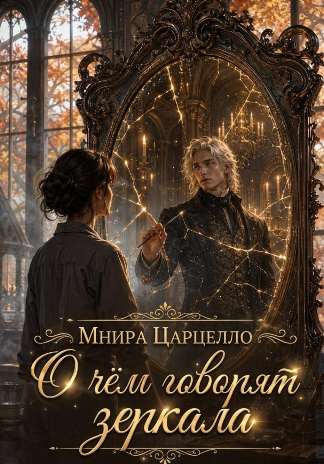 Обложка книги «О чём говорят зеркала»