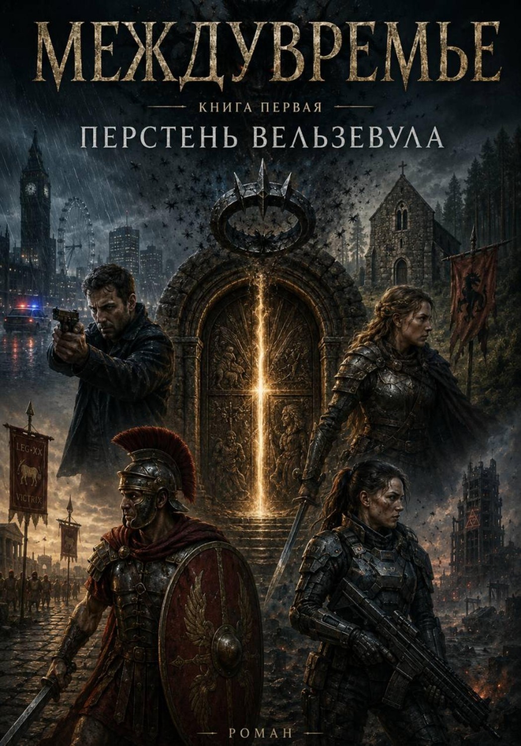 Обложка книги «Междувремье. Перстень Вельзевула»