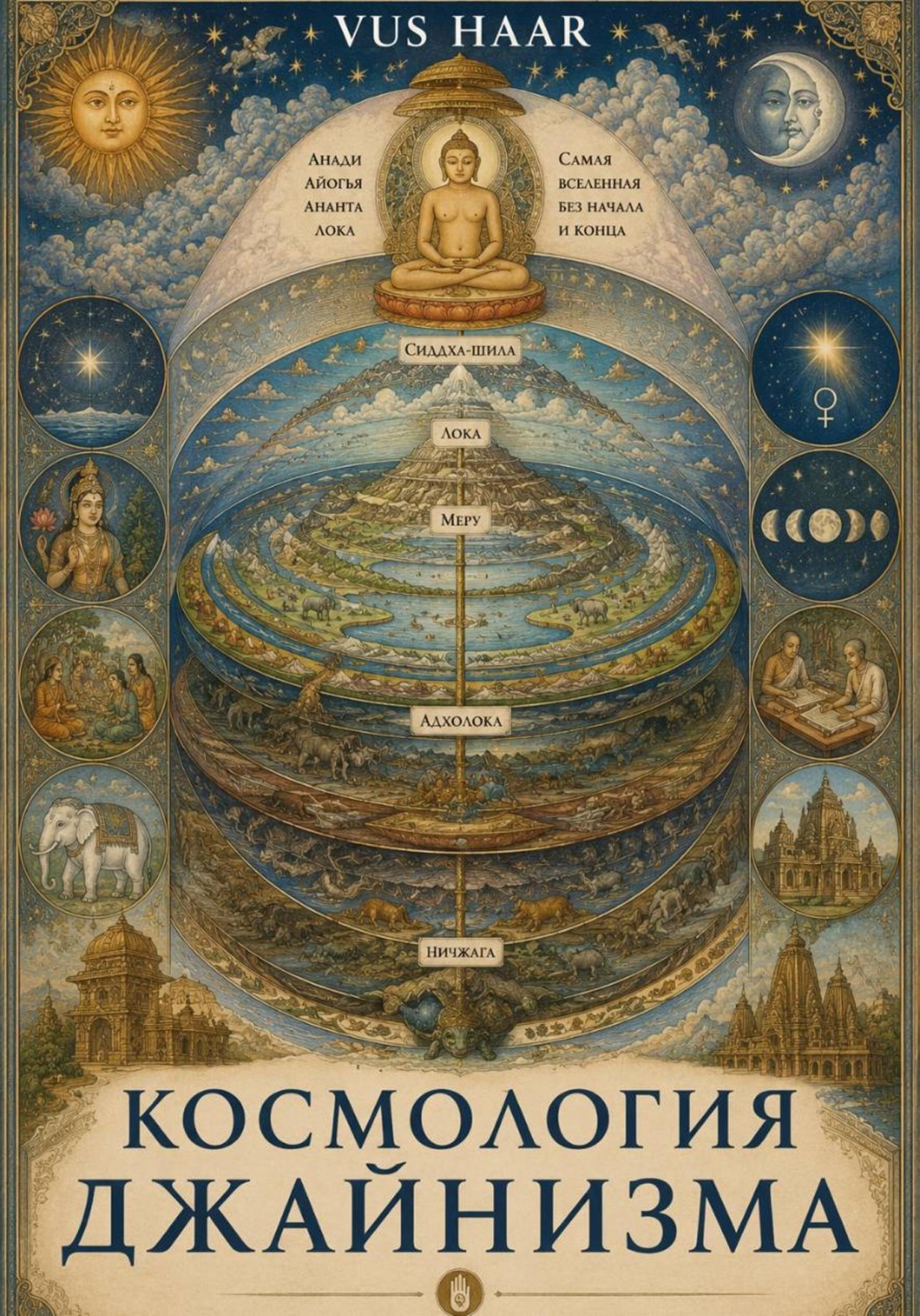 Обложка книги «Космология джайнизма»