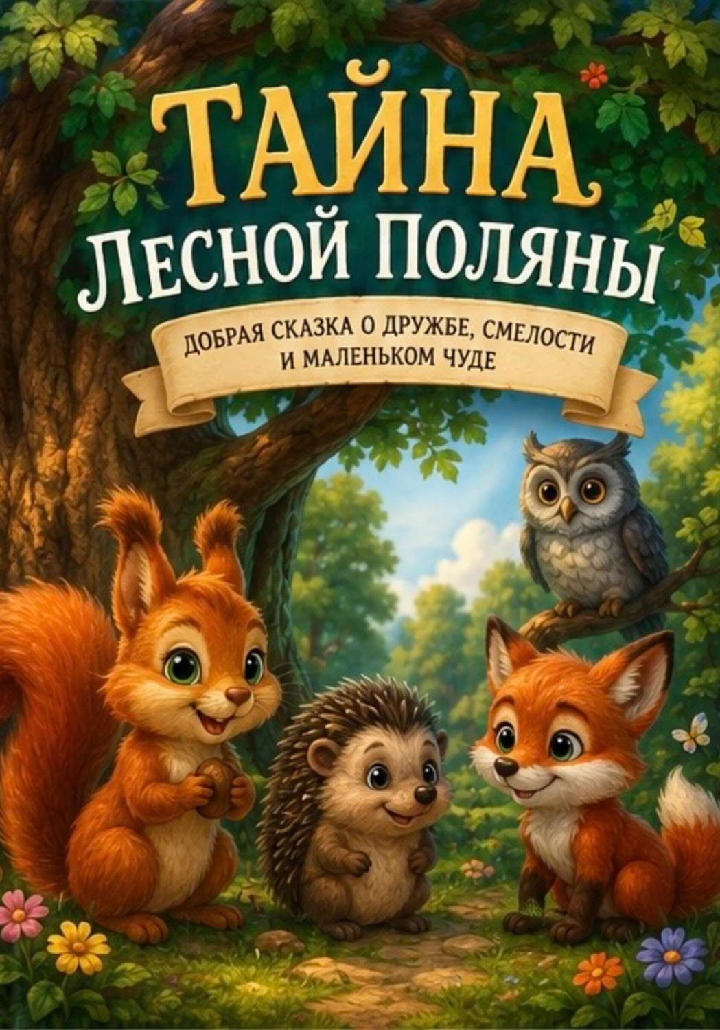 Обложка книги «Тайна лесной поляны»