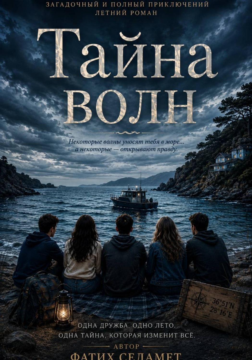 Обложка книги «Тайна волн-Загадочный и полный приключений летний роман»