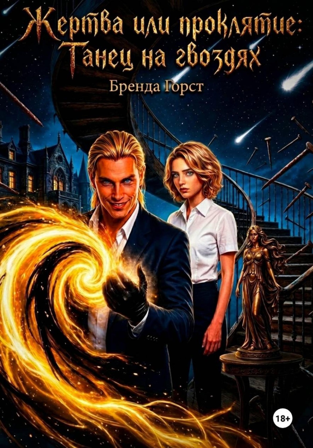 Обложка книги «Жертва или проклятие: танец на гвоздях»