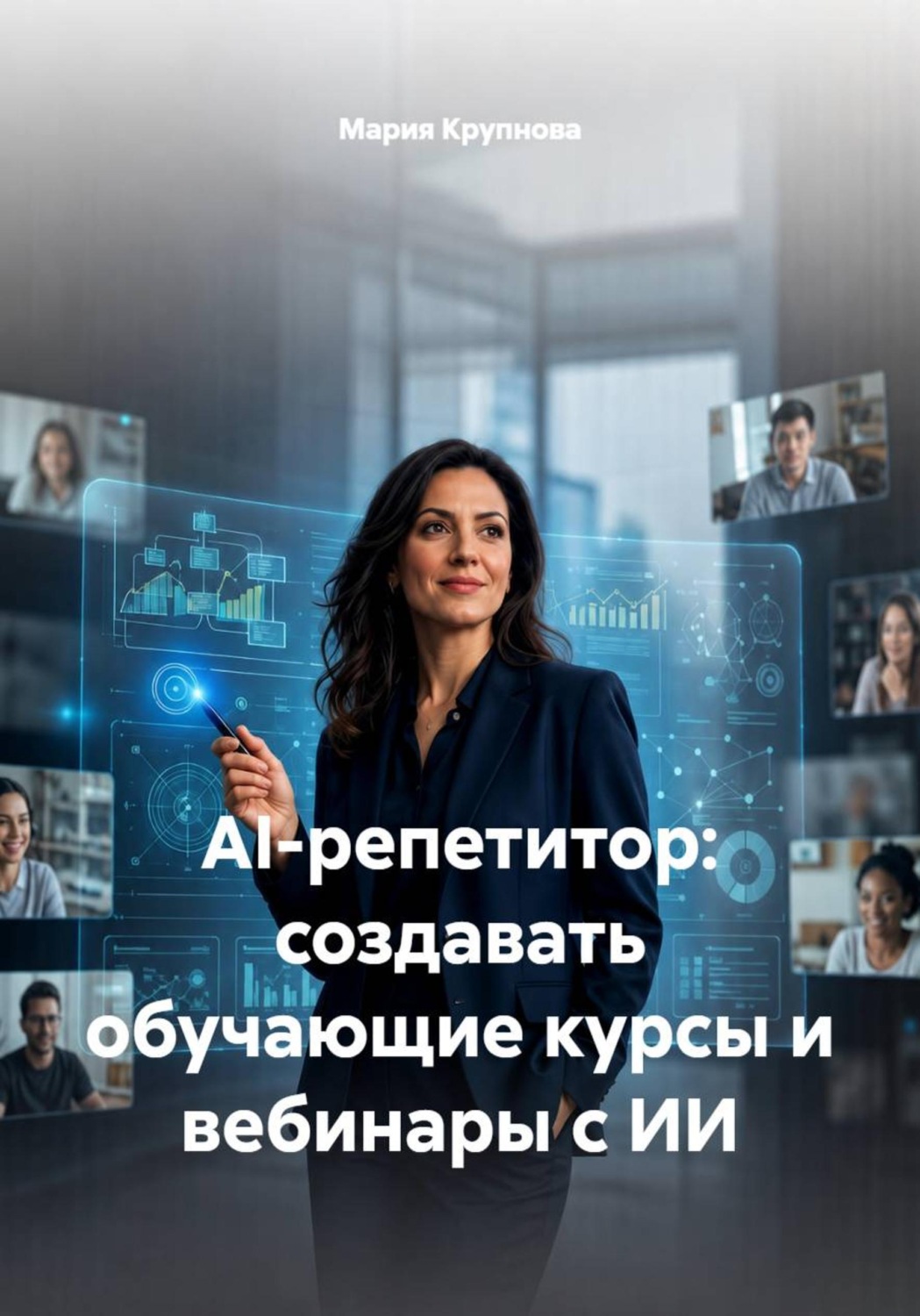 Обложка книги «AI-репетитор: создавать обучающие курсы и вебинары с ИИ»