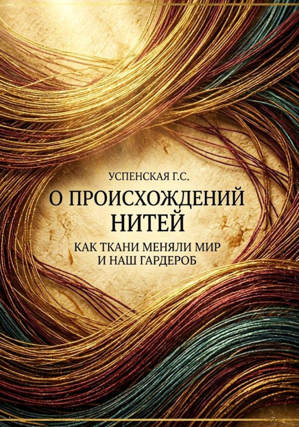 Обложка книги «О происхождении нитей»