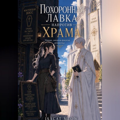 Обложка книги «Похоронная лавка напротив храма»