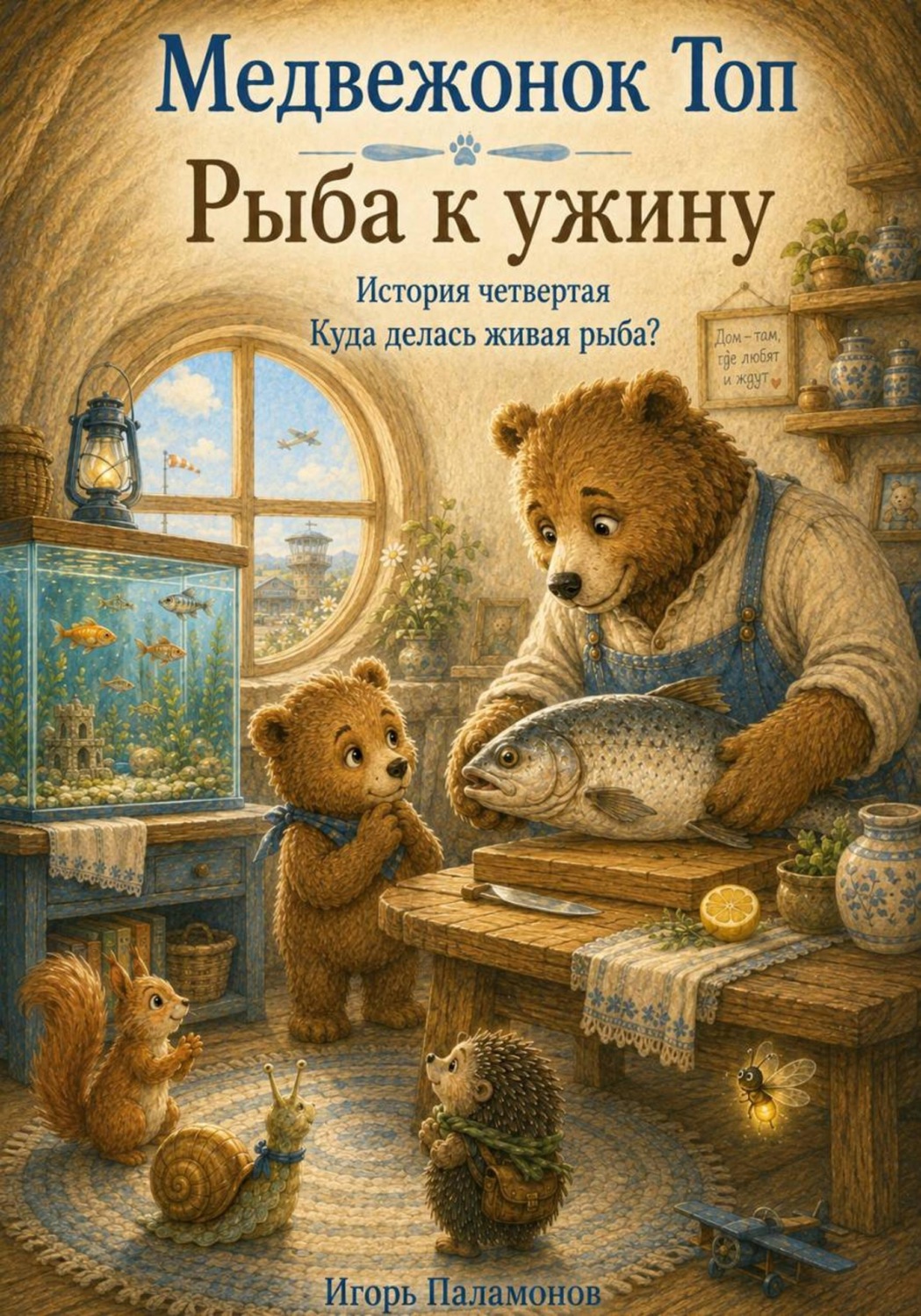 Обложка книги «Медвежонок Топ. Рыба к ужину»