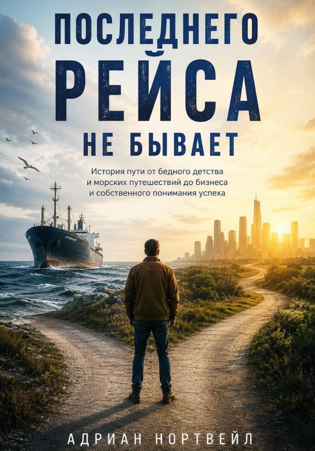 Обложка книги «Последнего рейса не бывает. История пути от бедного детства и морских путешествий до бизнеса и собственного понимания успеха»